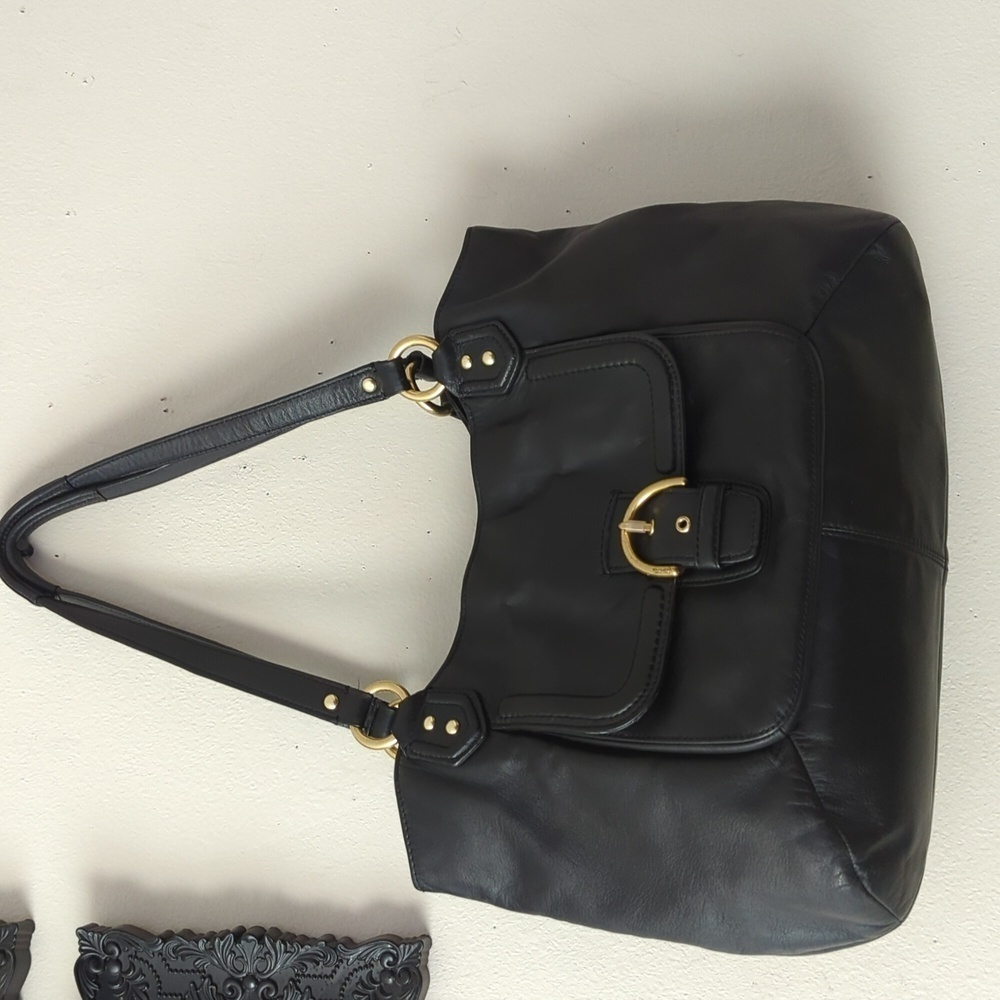 Coach Tote CAMPBELL LEATHER BELLE CARRYALL ( F24961)